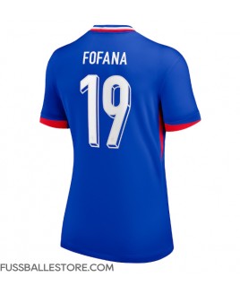 Günstige Frankreich Youssouf Fofana #19 Heimtrikot Damen EM 2024 Kurzarm